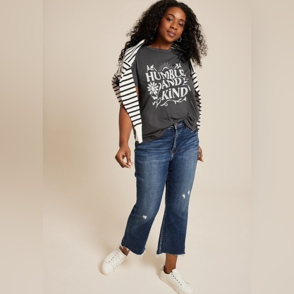 Maurices 1X Humble and Kind Graphic Tee